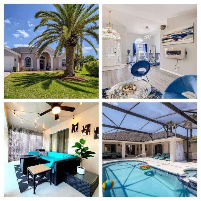 New Modern Relaxing 4 Bedroom Pool Near Disney's Parks Villa