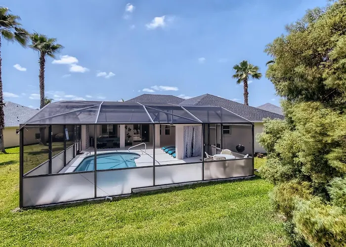 New Modern Relaxing 4 Bedroom Pool Villa Near Disney\'S Parks